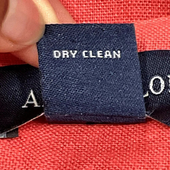 Ann Taylor Skirt Womens 4‎ P Orange Linen Zipper Closure Lined Business Career - Picture 5 of 5